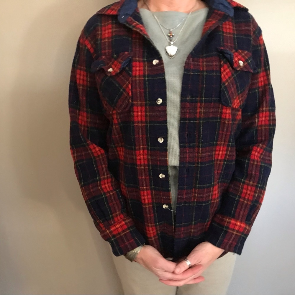 St. John’s Bay Plaid Shirt Unisex - Picture 3 of 6